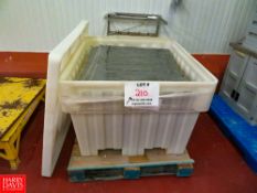 Tub Of S/S Screens 35 1/2 x 27 3/4