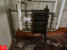 Alfa Laval Plate Heat Exchanger, Model: SA240-316, S/N: 99113 Rigging Fee: $560