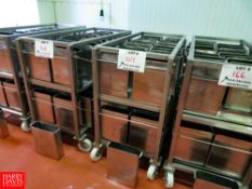9 Kg (19.84 Lbs) S/S Cheese Forms, With Portable S/S Rack Rigging Fee: $70