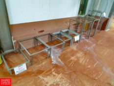 Square Assorted Stainless Stands Rigging Fee: $70