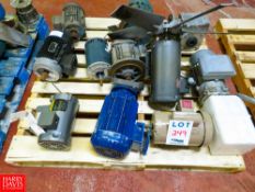 NEW and Used Motors : BALDOR CAT#VL3507, .75HP,115 Volt, 1,725 RPM / BALDOR CAT#FDL3510M, 1HP,115