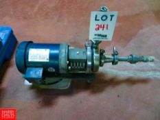Leeson Centrifugal 1.5HP 1,740 RPM, Pump, Model: C6T17B37G, CAT#110893.00 Rigging Fee: $35