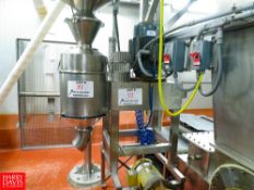 Urschel 15 Hp. S/S Cheese Grinder Model 1700, S/N 1848, With 3500 Rpm Motor Rigging Fee: $840