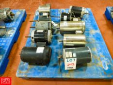 Assorted Motors; WEG, BALDOR, WASHGUARD, (4) Extended Shaft Motors for Fans, Majority 575 Volts