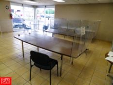 Lunch Room Items: Desk, Chairs, Tables, Microwave Rigging Fee: $140