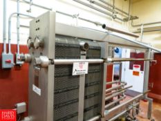 Alfa Lava Clipline 8-RH S/S Plate Heat Exchanger, Model: 301003-17732, 130 Degrees Celsius Max Temp,