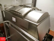 Parmesan 800 Kg, 1763 Lbs. Batch Blender Rigging Fee: $700