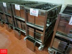 9 Kg (19.84 Lbs) S/S Cheese Forms, With Portable S/S Rack Rigging Fee: $70