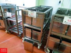 9 Kg (19.84 Lbs) S/S Cheese Forms, With Portable S/S Rack Rigging Fee: $70