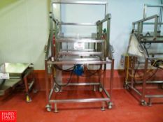 S/S Tub Dumper Hydraulic 1 HP, Single Phase Motor, Model: YCN5654A Rigging Fee: $35