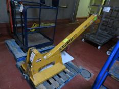 Caldwell 1,500/4,000 Lbs. Capacity Forklift Boom Model PB-40. S/N 47-32-0000176