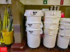 Rubbermaid Brute Waste Containers Rigging Fee: $35