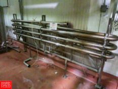 Assorted Stainless Piping, Valves and Fittings In Line Rigging Fee: $560
