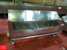 S/S Auger, 3 Suction Lines Out Rigging Fee: $70