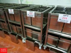 9 Kg (19.84 Lbs) S/S Cheese Forms, With Portable S/S Rack Rigging Fee: $70