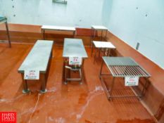 Assorted Stainless Stands Rigging Fee: $70