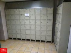 Sections Of Lockers Rigging Fee: $70
