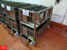 9 Kg (19.84 Lbs) S/S Cheese Forms, With Portable S/S Rack Rigging Fee: $70