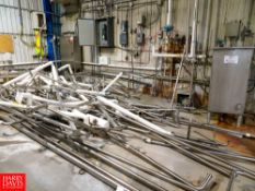 S/S Pipes and S/S Tank Over 500' Rigging Fee: $1120