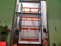 Section Steel Double Wide Single Deep Skid Racking, 8 Skids, (42