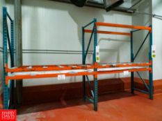 Sections Steel Double Wide Skid Single Deep Racking, (42