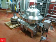 Westfalia, CIP Separator 4,500 RPM Model: MSA120-01-076, S/N: 1661384 Rigging Fee: $420