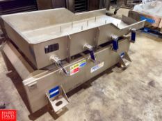 Key ISO FLO S/S Vibrating Conveyor, Model: 437989-1, S/N: 09-213390, 78