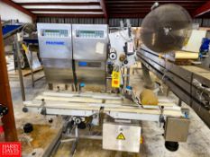 Multivac Etikettiertechnik MR Label Machine Model: 335, S/N: TQ1529BS4000SD. Rigging Fee: $750