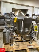 2011 Cleveland 60 Gallon S/S Kettle, With Scrape Surface Agitator, 100 Psi. MAWP. At 338 Degree,