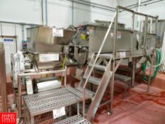 Batch Process Blender with Detachable Auger Ingredient Feeder and S/S Platform Located in Mt.
