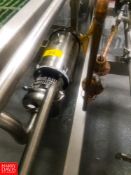 WCB Centrifugal Pump Model: C216, With 10 HP 3,500 RPM S/S Clad Motor, And 2
