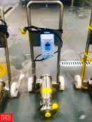 WCB Centrifugal Pump Model: C216, With 5 HP 3,475 RPM S/S Clad Motor, 2