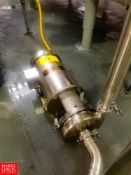 WCB Centrifugal Pump Model: C216, With 3 HP 3,475 RPM S/S Clad Motor, 2