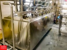 6-Compartment (100 Gallons Per Compartment) Insulated S/S Flavor Tank, With Vertical Agitation