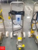 WCB Centrifugal Pump Model: C216, With 5 HP 3,475 RPM S/S Clad Motor, 2