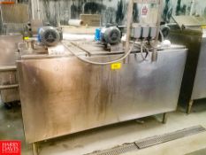 3-Compartment (100 Gallons Per Compartment) Insulated S/S Flavor Tank, With Vertical Agitation