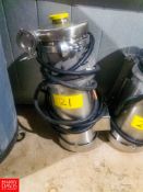 WCB Centrifugal Pump Model: C216, With 3 HP 3,475 RPM S/S Clad Motor, 2