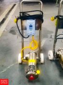 WCB Centrifugal Pump Model: C216, With 5 HP 3,475 RPM S/S Clad Motor, 2