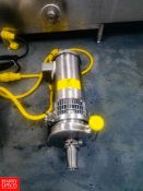 WCB Centrifugal Pump Model: C216, With 3 HP 3,475 RPM S/S Clad Motor, 2