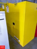 Justrite 45 Gallon Capacity Flammable Storage Cabinet Rigging Fee: $ 50