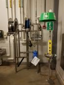 (2) S/S Hose Reels, S/S Sink, Foamer Station and Bradley Eye Wash Station and Shower Rigging
