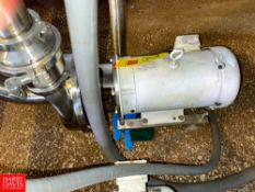 Alfa Laval Centrifugal Pump with Baldor 5 HP 1750 RPM Motor and 3