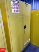 Justrite 45 Gallon Capacity Flammable Storage Cabinet Rigging Fee: $ 50