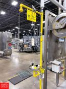 Bradley Emergency Eye Wash Station and Shower Rigging Fee: $ 25