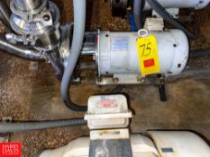 Alfa Laval Centrifugal Pump with Baldor 5 HP 1750 RPM Motor and 3