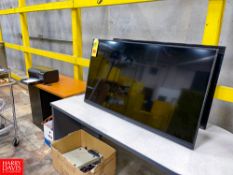 (2) Flat Screen TV's, Tables and Printer Rigging Fee: $ 75