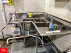 L-Shaped S/S Sink Rigging Fee: $ 50