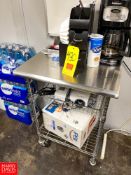 Vivitech Projector, S/S Top Cart and Coffee Maker Rigging Fee: $ 25