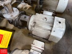 Alfa Laval 15 HP Centrifugal Pump with S/S Head Rigging Fee: $ 25