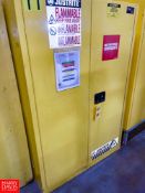 Justrite 55 Gallon Capacity Flammable Storage Cabinet Rigging Fee: $ 25